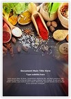 Powder Spices Editable Template