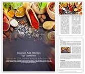 Powder Spices Editable PowerPoint Template