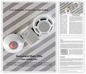 Fire Sensor System Editable PowerPoint Template