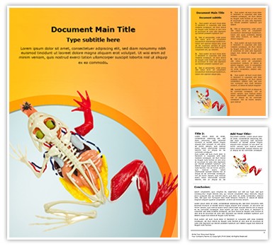 Animal Digestive System Editable Word Template