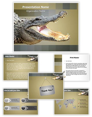 Alligator Editable PowerPoint Template