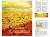 Drought Editable PowerPoint Template