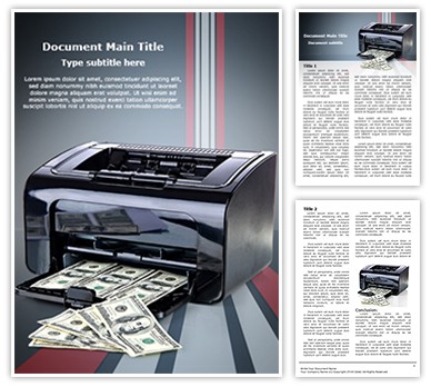 Printer Printing Forgery Editable Word Template