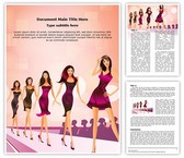 Fashion Show Ramp Editable PowerPoint Template