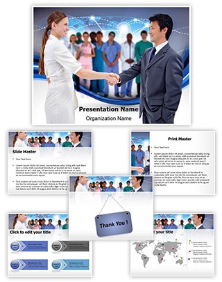 Medical Brain Drain Editable PowerPoint Template