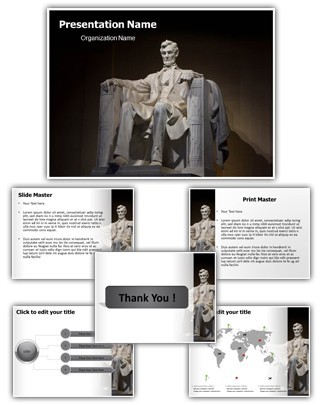 Abraham Lincoln Editable PowerPoint Template
