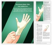 Medical Latex Gloves Editable PowerPoint Template