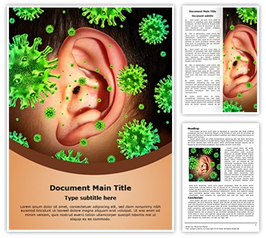 Otitis Media Editable Word Template