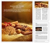 Delicious Cocoa Chocolate Editable PowerPoint Template