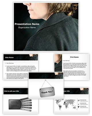 Hair Dandruff Editable PowerPoint Template