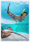 Underwater Diving Editable Template