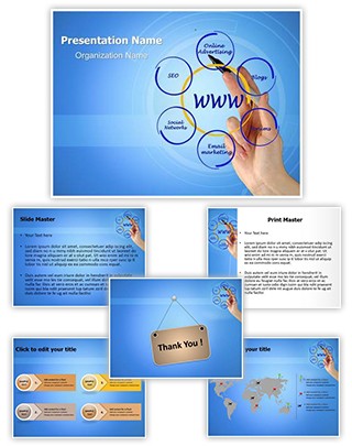 Online Advertising Editable PowerPoint Template