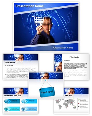 Internet Shopping Editable PowerPoint Template