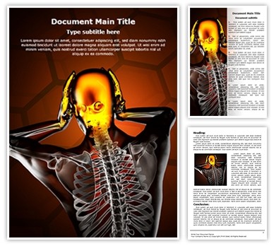 Trauma Radiography Scan Editable Word Template