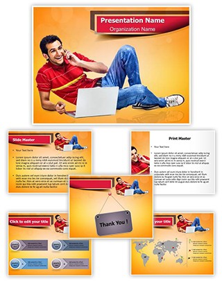 Generation Y Concept Editable PowerPoint Template