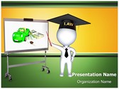 3D Insurance Lawyer Editable PowerPoint Template