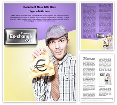 Foreign Currency Exchange Editable Word Template