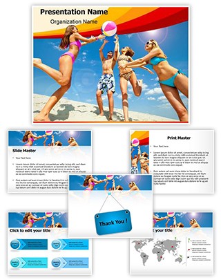 Beach Fun Editable PowerPoint Template