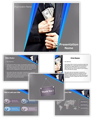 Bribe Money Editable PowerPoint Template