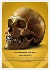 Anatomy Human Skull Editable Template