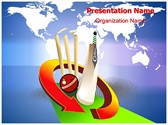 World Cricket Editable PowerPoint Template