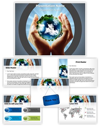 Save Planet Earth Editable PowerPoint Template