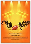 American Rugby Sports Editable Template