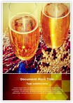 Celebration Champagne Toast Editable PowerPoint Template