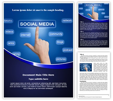 Buzz Marketing Social Sharing Editable Word Template