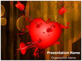 Love Broken Heart Editable PowerPoint Template