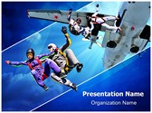 Skydiving Editable PowerPoint Template