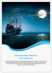 Pirate Ship Editable Template
