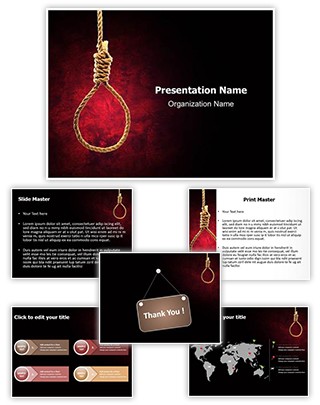 Hangmans Knot Editable PowerPoint Template