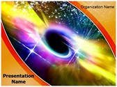 Universe Black Hole Editable PowerPoint Template