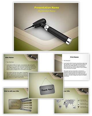 Otoscope Editable PowerPoint Template