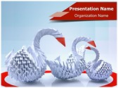 Paper Origami Editable PowerPoint Template