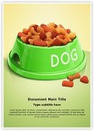 Pet Dog Food Editable Template
