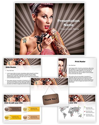 Tattoo Artist Editable PowerPoint Template