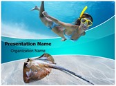 Underwater Diving Editable Template