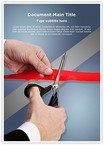 Ribbon Cutting Inauguration Editable Template