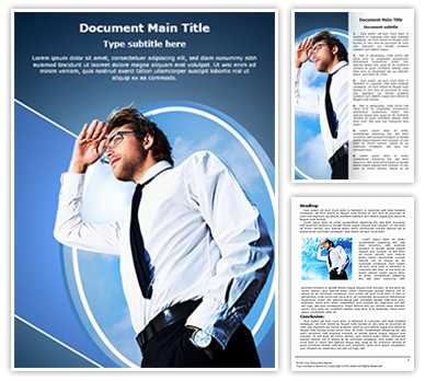 Successful Business Leader Editable Word Template