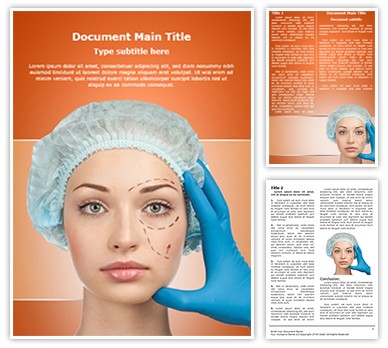 Plastic Surgery Editable Word Template