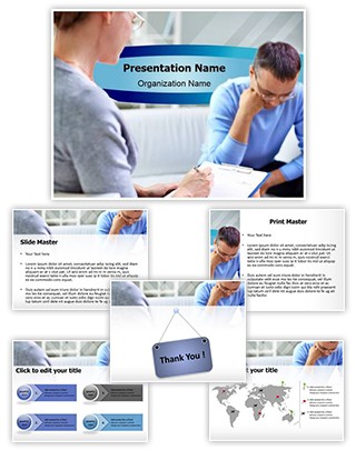 Psychology Therapy Editable PowerPoint Template