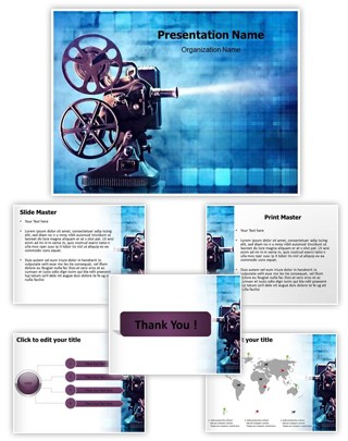 Movie Magic Editable PowerPoint Template