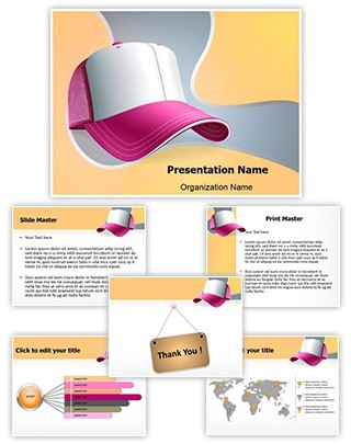 Baseball Cap Editable PowerPoint Template