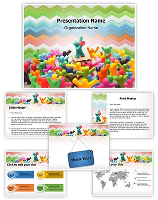 Speaking to Crowd Editable PowerPoint Template
