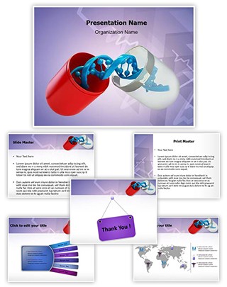 Genetics Medicine Editable PowerPoint Template