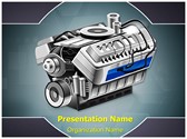 Automobile Engine Editable PowerPoint Template