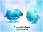 Blue Sapphire Diamond Editable Template