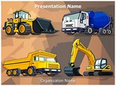 Industrial Construction Machine Editable Template